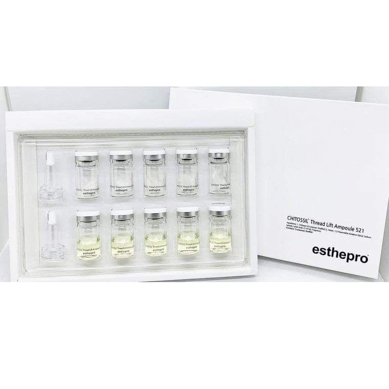 Chitossil Esthemax Thread Lift Ampoule 521 Box (5EA + 5EA) Shopee