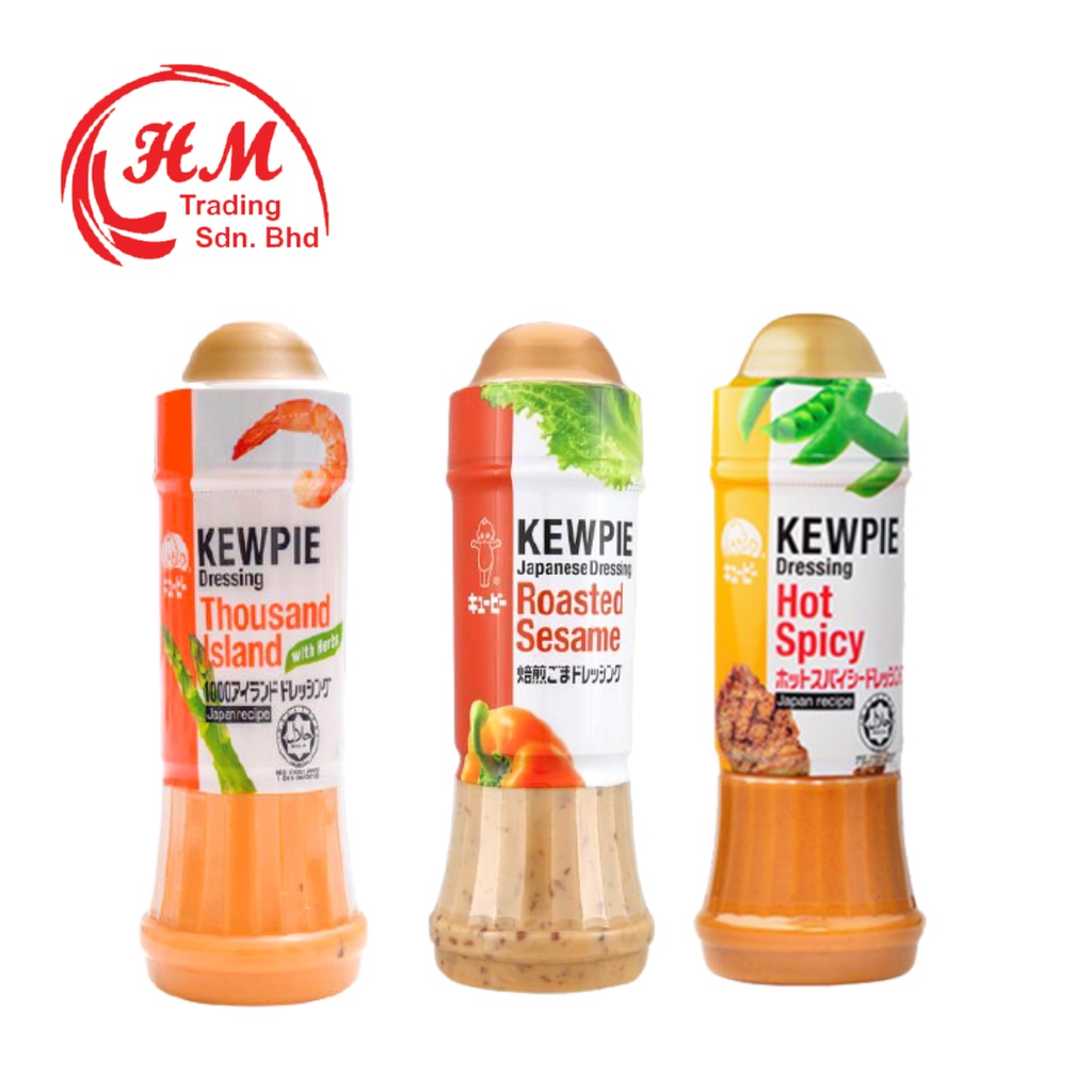 Kewpie Healthy Dressing Thousand Island / Roasted Sesame / Hot Spicy
