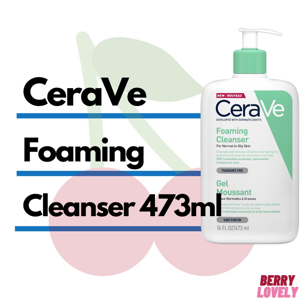(PREORDER) Cerave Foaming Cleanser 473ml (FRANCE PACKAGING) Shopee
