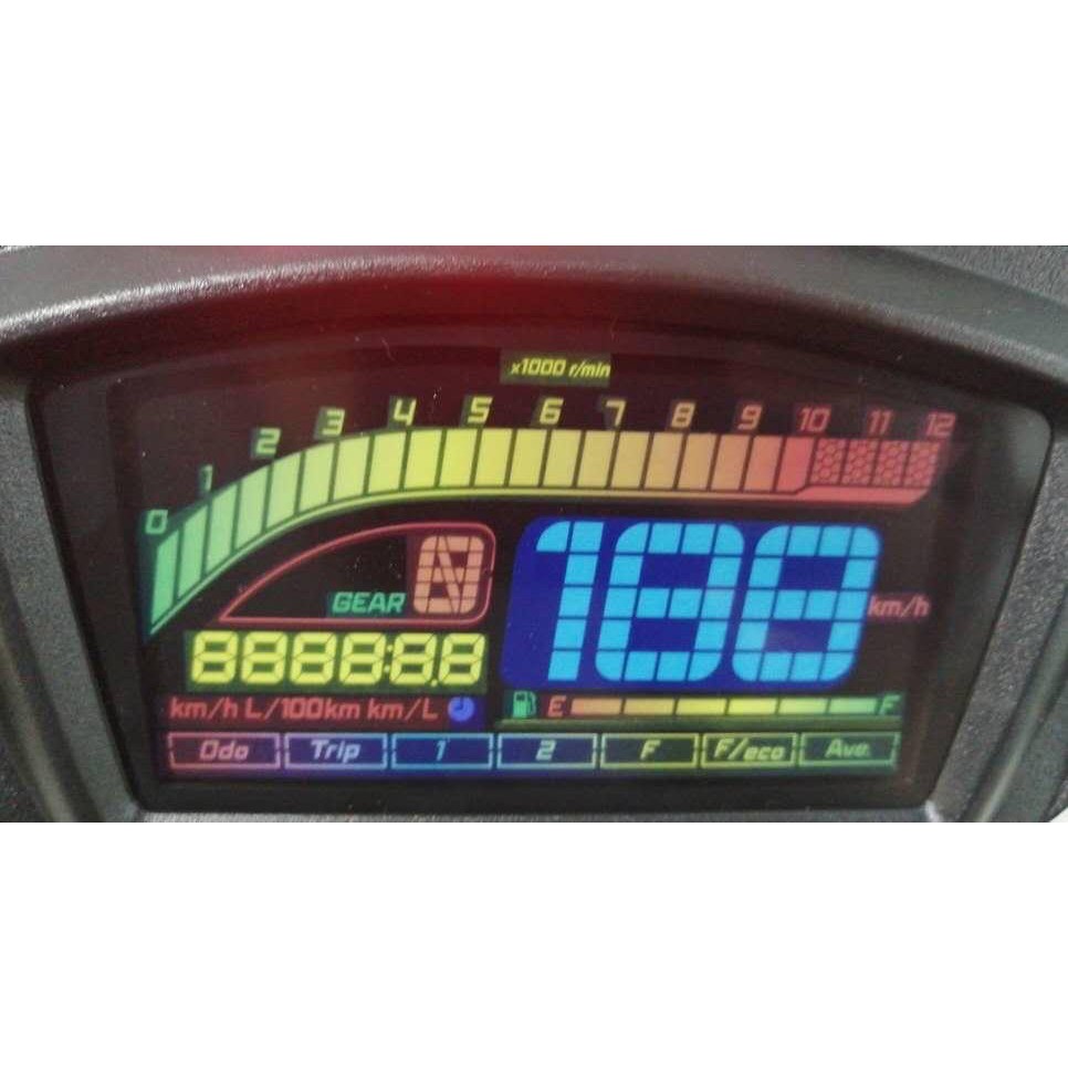 Y15ZR STICKER METER RAINBOW (TINTED) V2 Shopee Malaysia