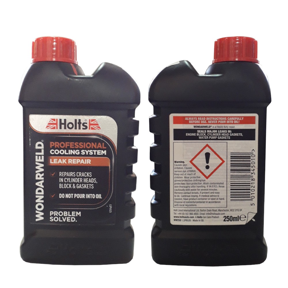 HOLTS Wondarweld 250ml Heavy Duty Cylinder Head Block Gaskets Leak
