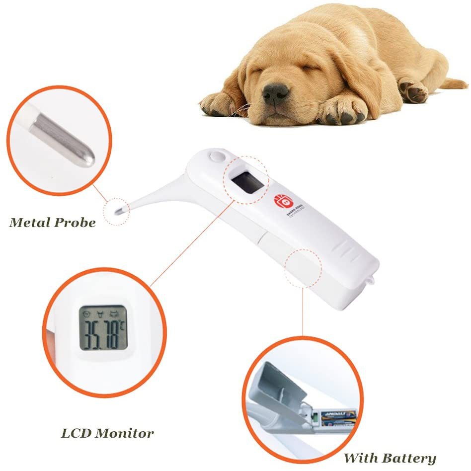 Hurinan Animal Electronic Ehermometer Pet Thermometer Digital Thermometer is a Fast Rectal