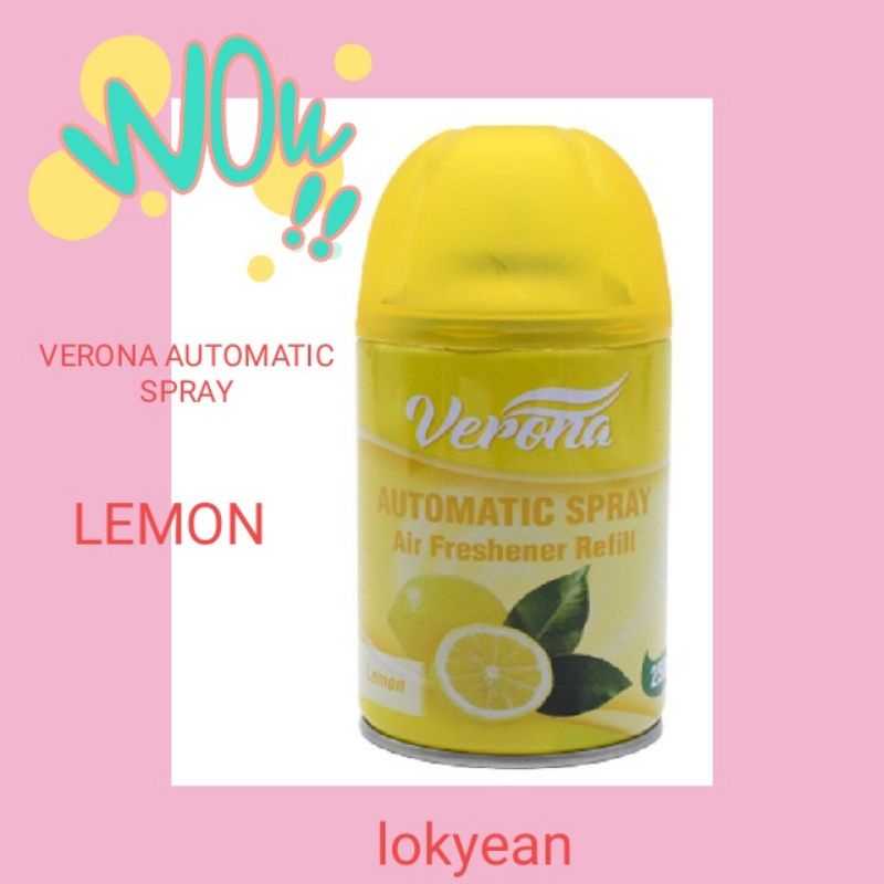 Verona Automatic Spray Air Freshener Refill / Pewangi Semburan (250ml