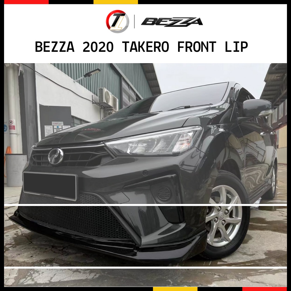 Perodua Bezza 2020 Takero Front Lip With Paint Perodua Bezza Bodykit