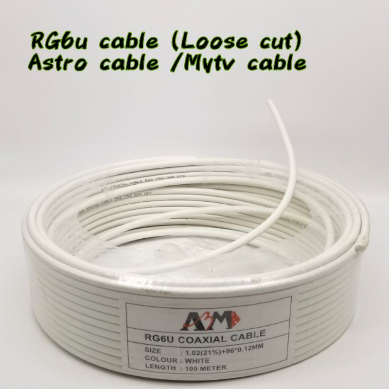 (loose Cut) RG6u astro cable /Mytv Use cable /TV cable /Antenna cable