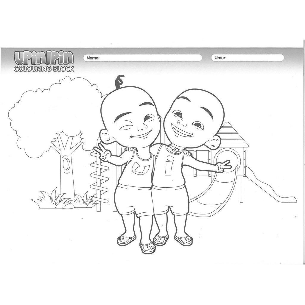 57 Coloring Upin Ipin Latest Free Coloring Pages Printable