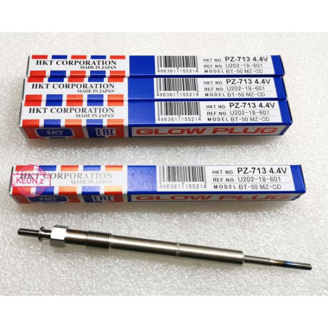 HKT Heater Glow Plug for Ford Ranger T6, Mazda BT50 PZ713 1set/ 4pc