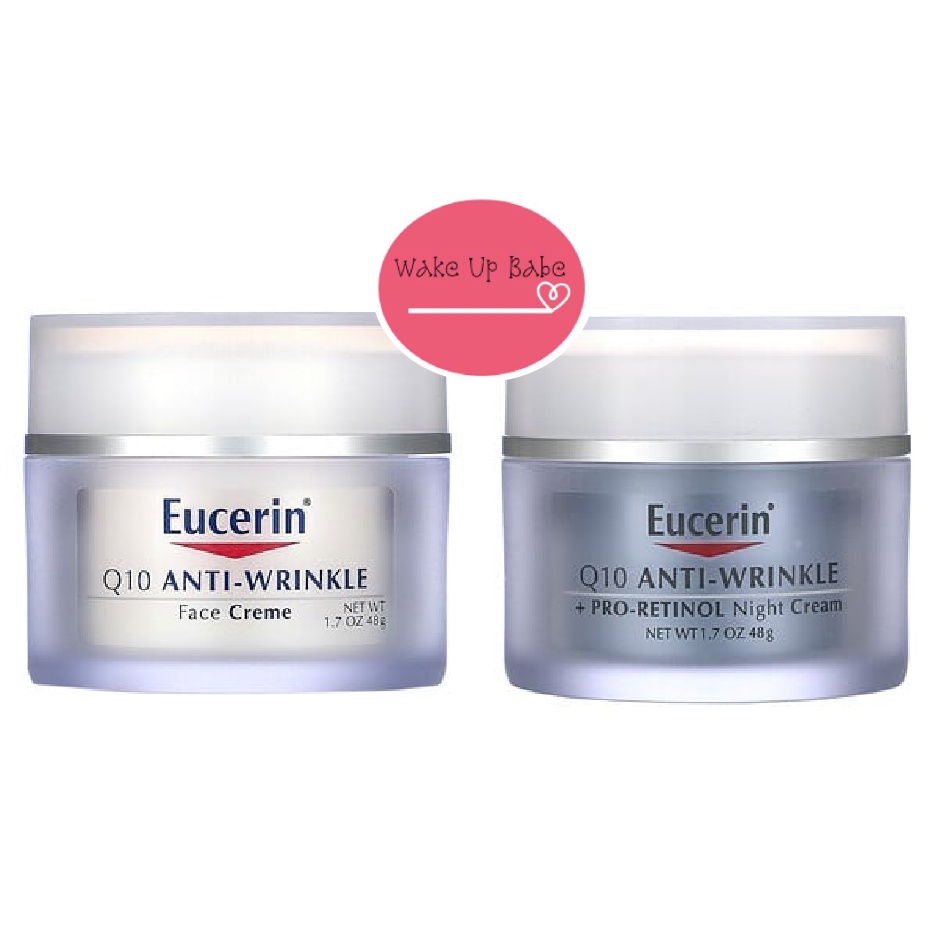 [Ready Stock] Eucerin Q10 AntiWrinkle Face Cream & ProRetinol Night