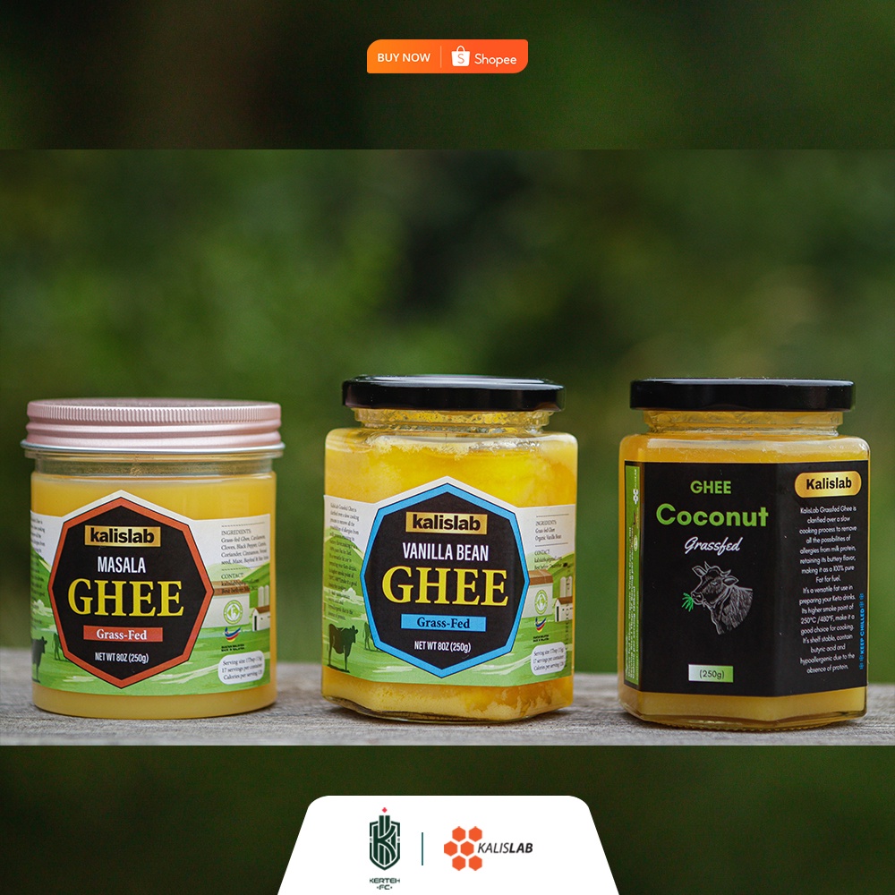 Kalislab Vanilla Bean, Virgin Coconut, and Masala Ghee 250gm Shopee