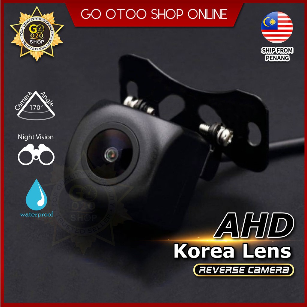 Car Reverse Camera Night Vision AHD Korea Lens 170" Degree Wide Angle