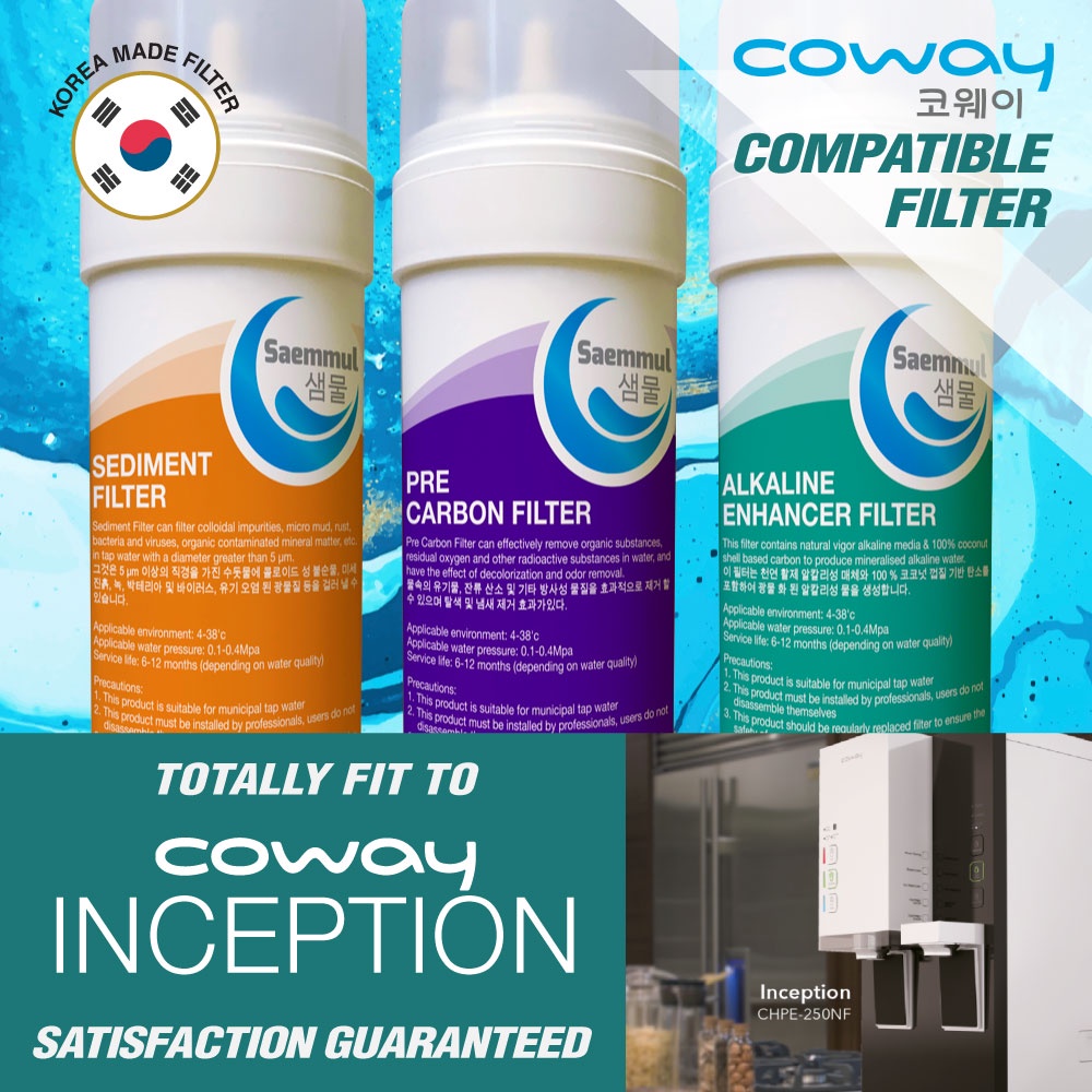 Halal Korea Oem Alkaline Upgrade Coway Petit Water Filter Cartridge