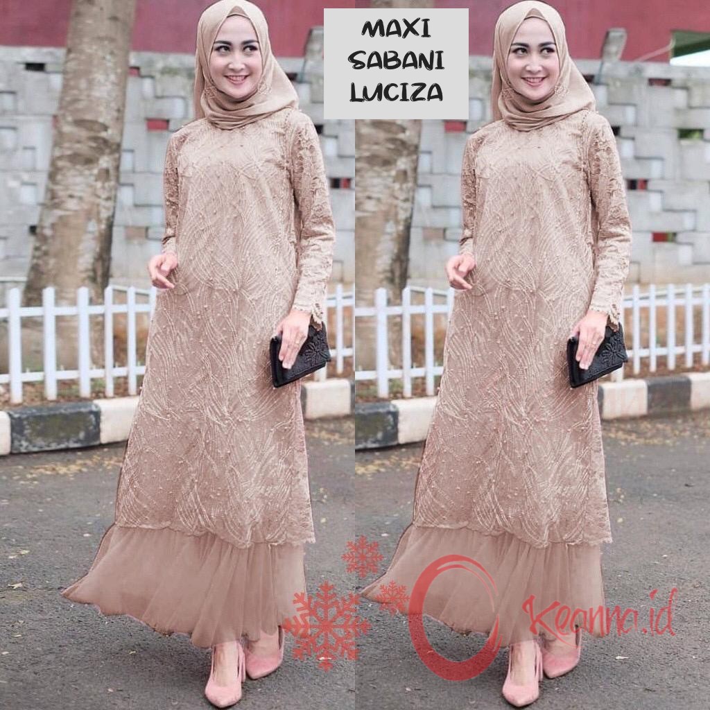 Gamis Brukat Gamis Jumbo (M, L, Xl, Xxl) Gamis Brokat