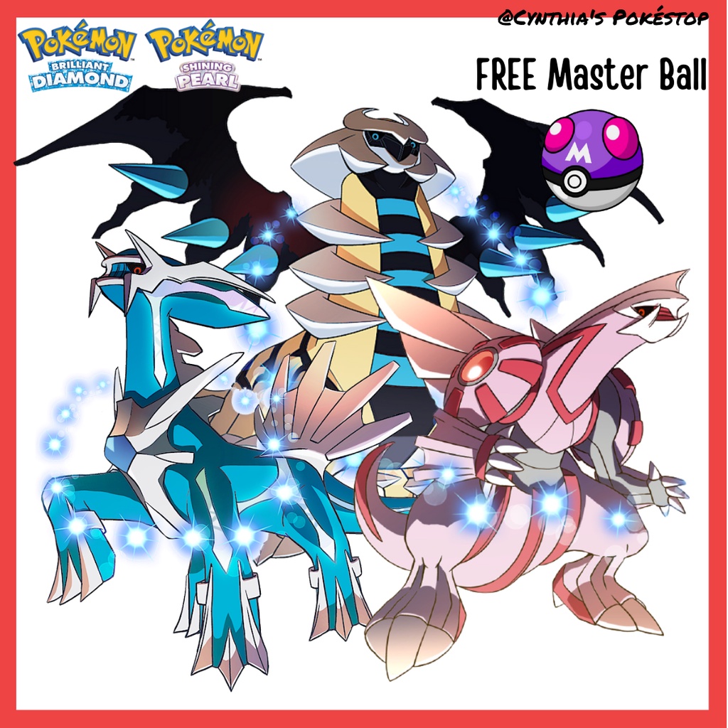Pokemon Brilliant Diamond & Shining Pearl Shiny Giratina/Dialga