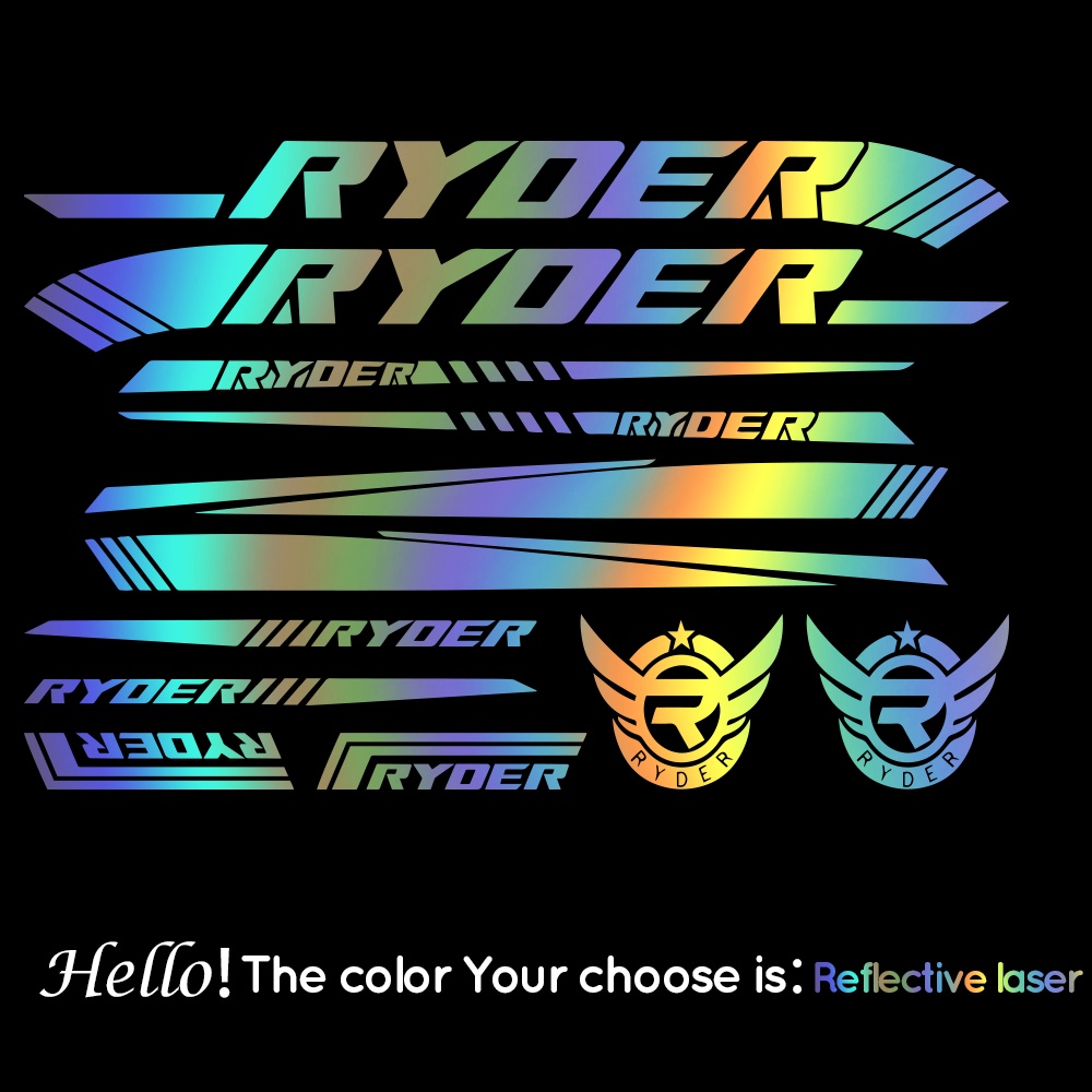 PYDER Bike Decals DIY Frame Stickers Bicycle Stickers decal sticker