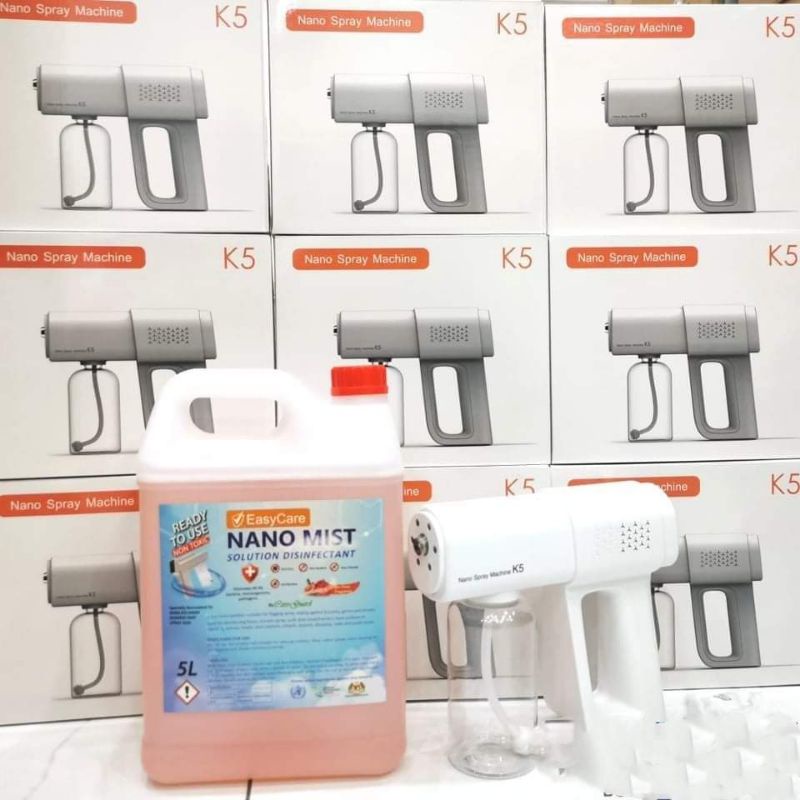 Nano Spray Gun Model K5 with 5 Liter Disinfectant Liquid Shopee Malaysia