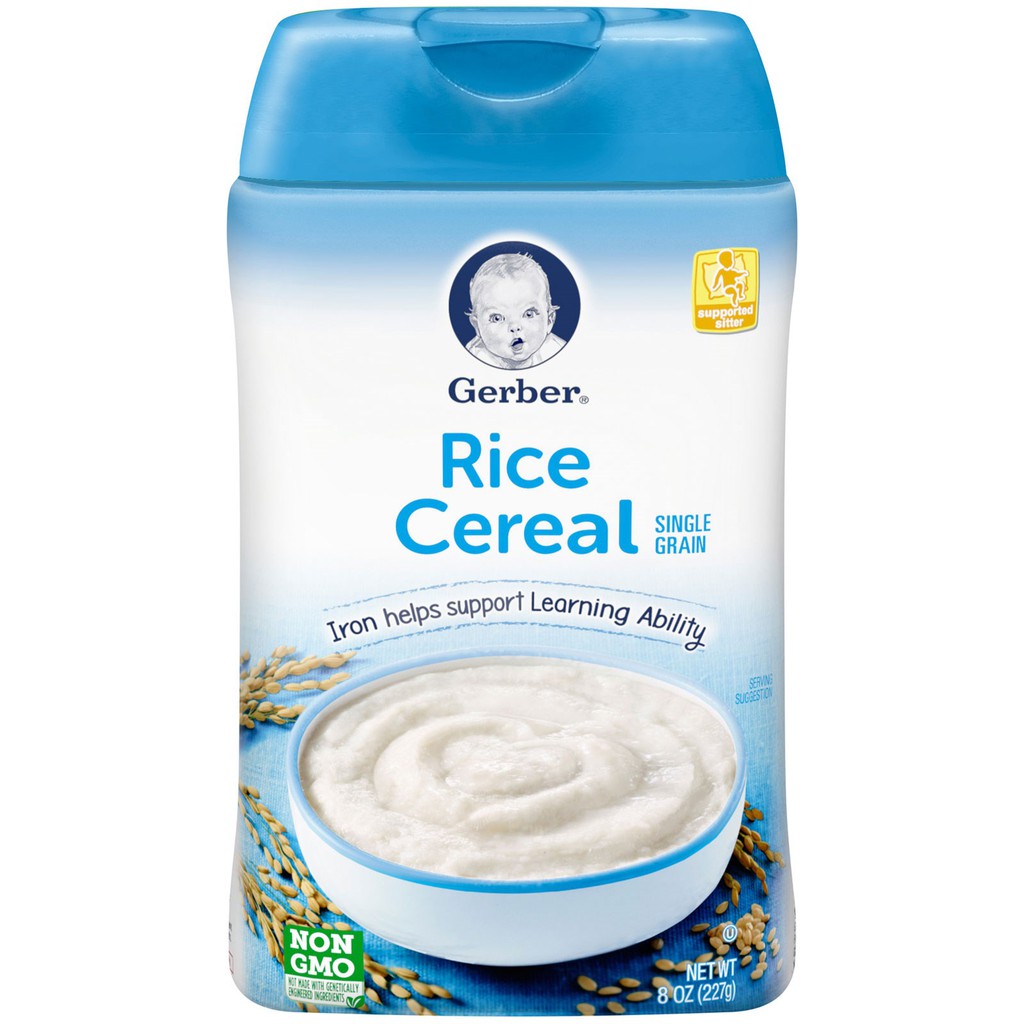 Gerber, Rice Cereal, Single Grain, 8 oz (227 g) Shopee Malaysia