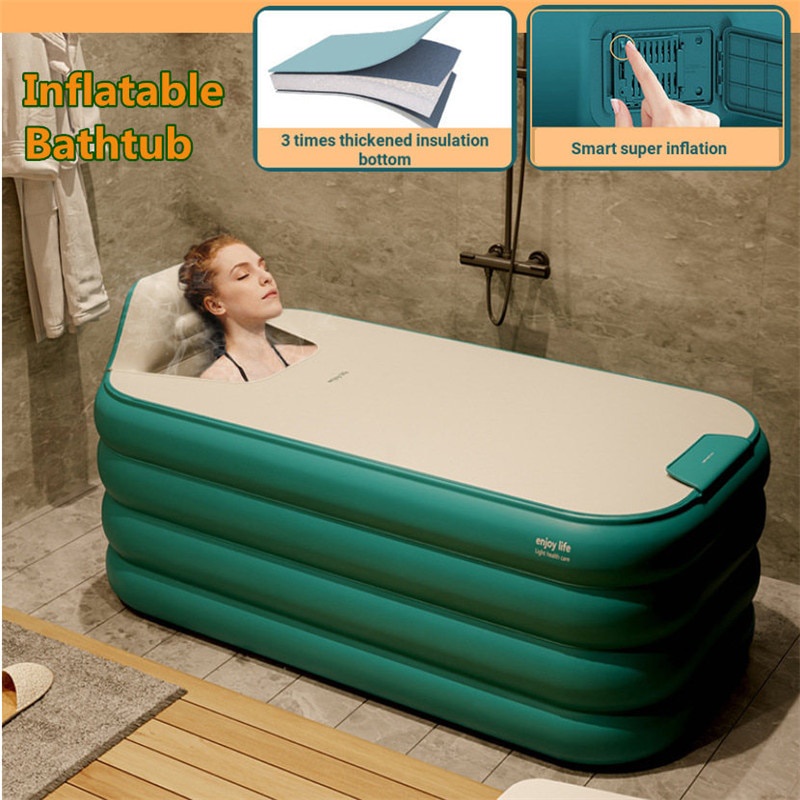 Smart Automatic Inflatable Bathtub Adult Folding Bathtub for Small