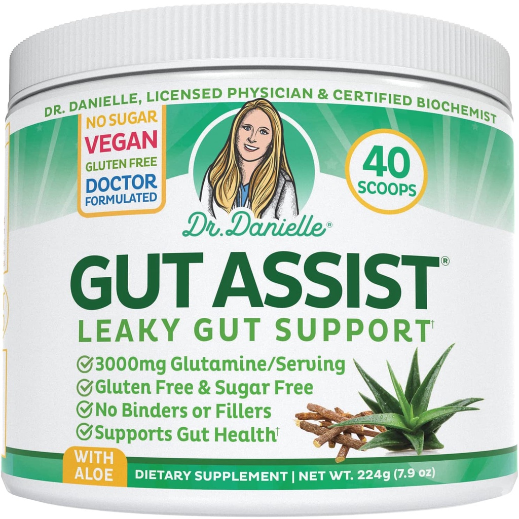 Gut Assist Leaky Gut Repair Supplement Powder Glutamine