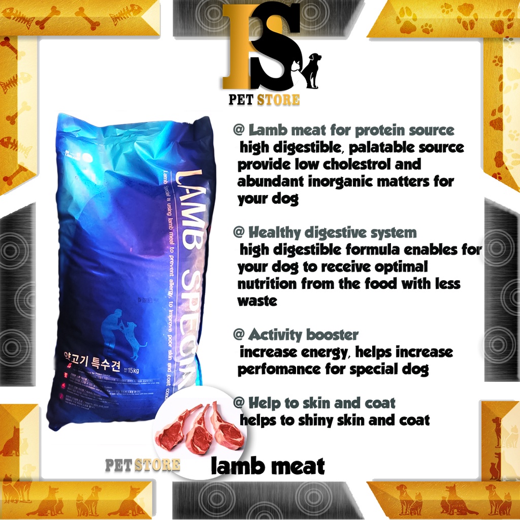DOGLINE Lamb Special Dog Food (15kg) Shopee Malaysia