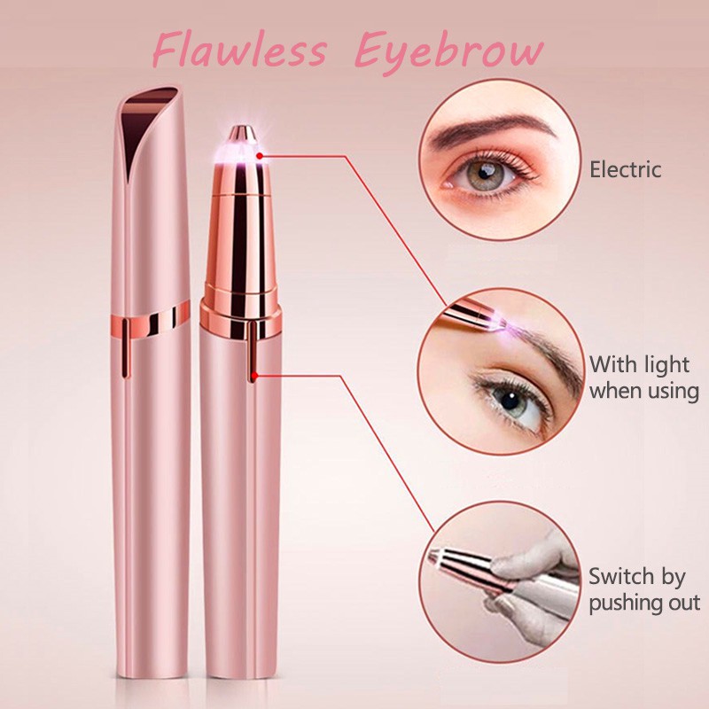[Addon Deal] Electric Eyebrow Trimmer Rechargeable USB Eye Brow Hair
