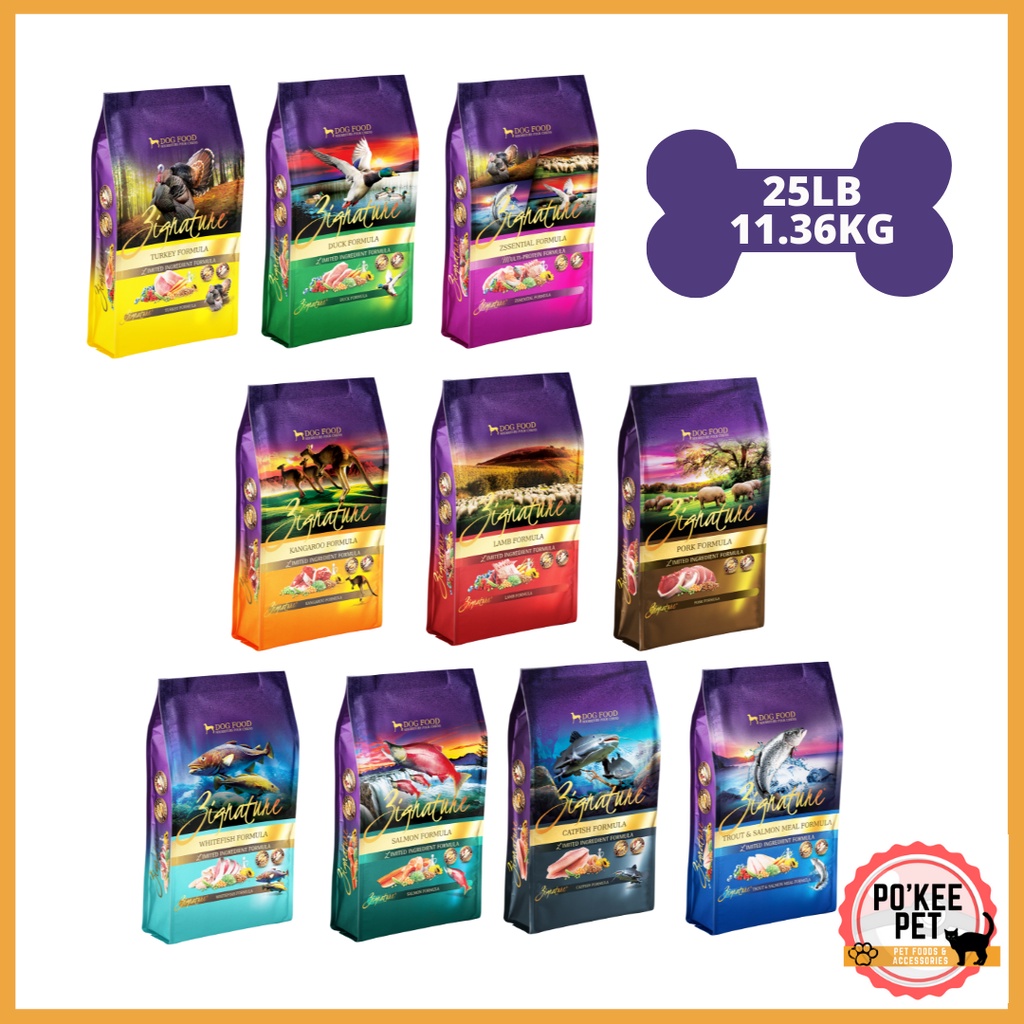 Zignature Dog Dry Food 25lb 11.36kg Shopee Malaysia