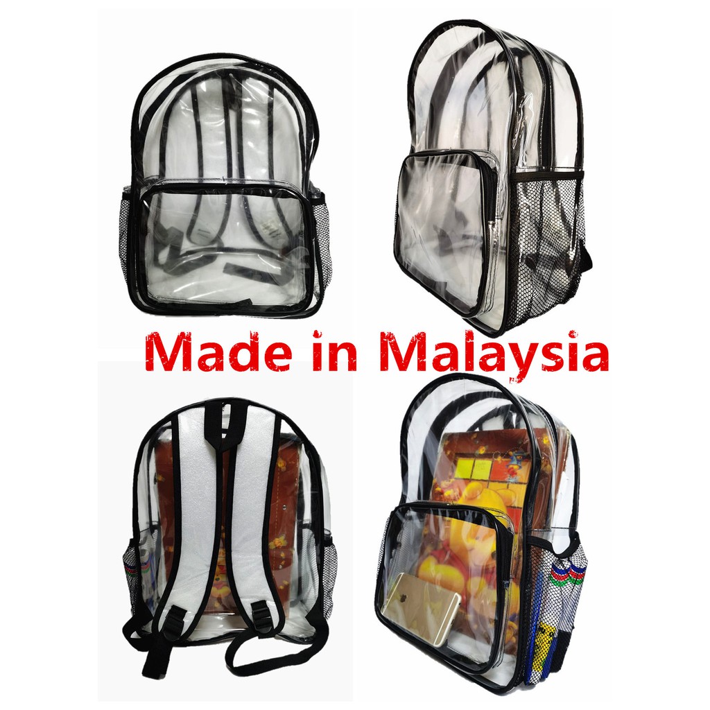 Clear Plastic School Book Bags