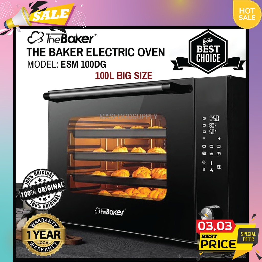 *NEW* High Quality Digital ESM100DG The Baker Electric Oven 100L "Big