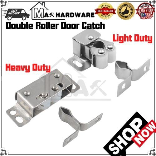 Door Spring Loaded Roller Catch Caravan Cupboard Lock Latch