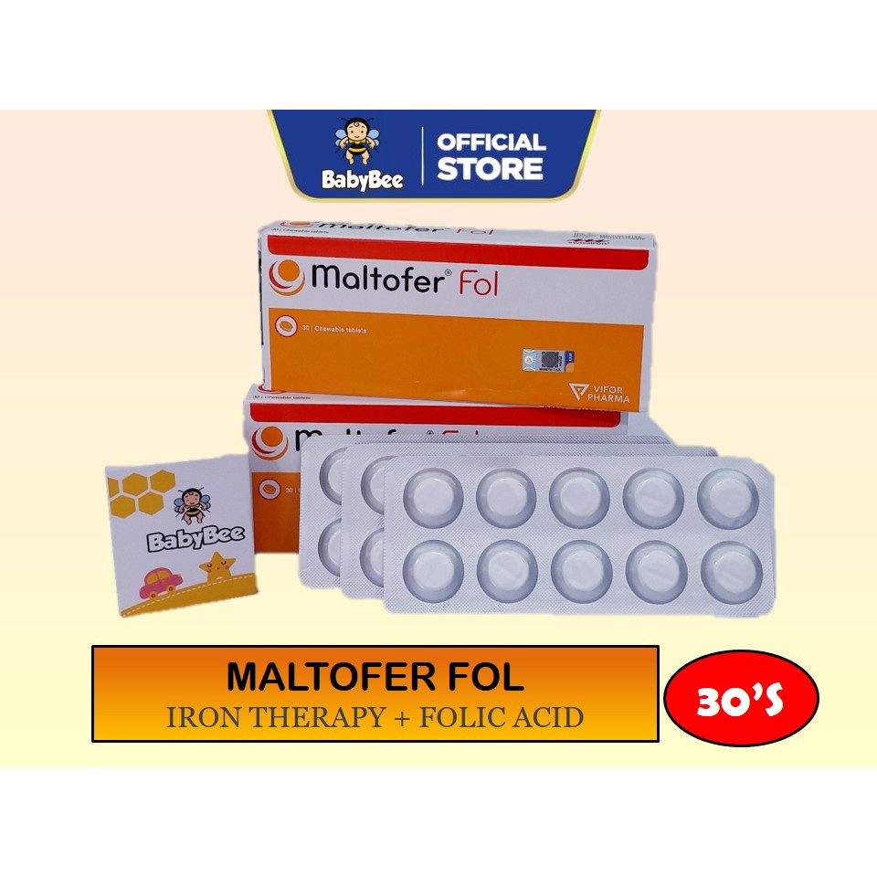 Maltofer Fol Chewable Tablets 100mg (30's) Shopee Malaysia