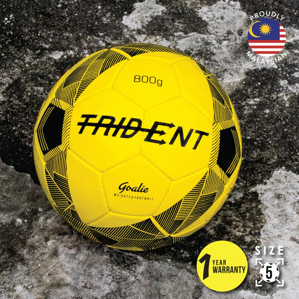 Trident Goalie Weighted Football 800g (Size 5) Shopee Malaysia