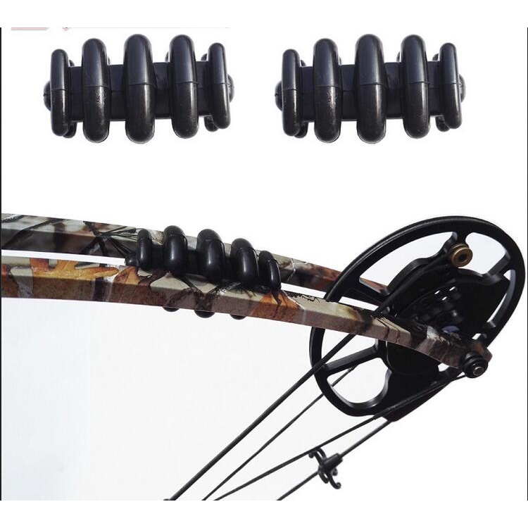 2pcs Rubber Bow Limbs Stabilizer Compound Bow Stabilizer Arrow Rubber