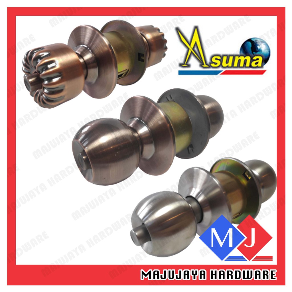 ASUMA Japan Cylinder Door Lock Set For House Room Cylindrical Door