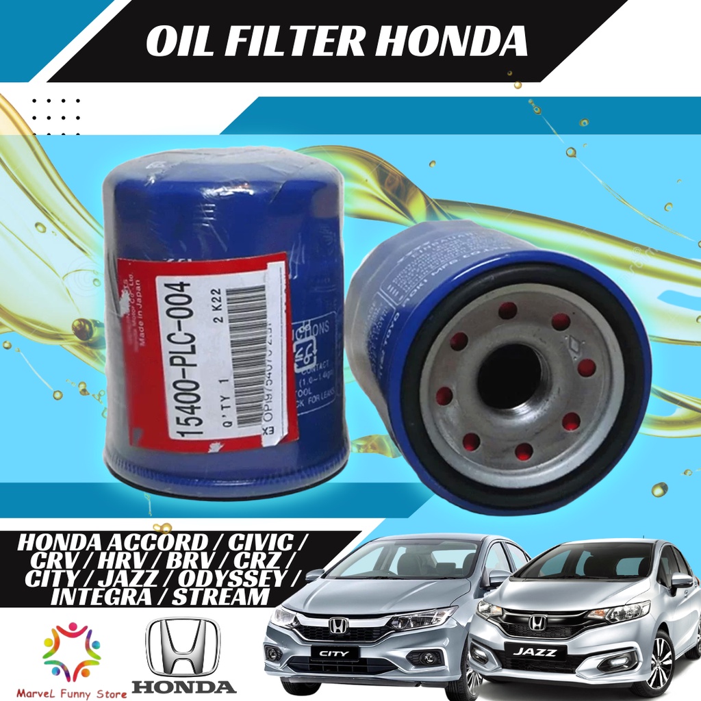 ORIGINAL HONDA OIL FILTER HONDA ACCORD / CIVIC / CRV / HRV / BRV / CRZ / CITY / JAZZ / ODYSSEY