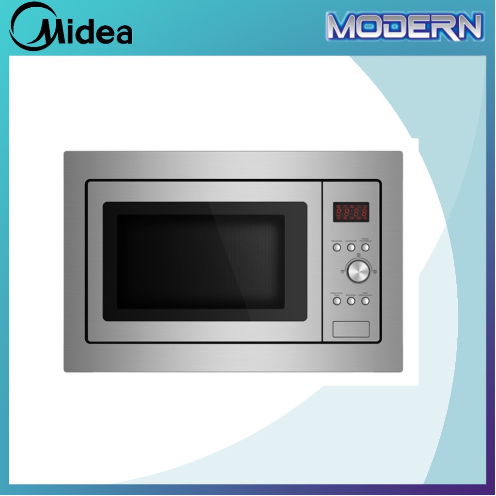 MIDEA 25L BUILT IN MICROWAVE OVEN WITH GRILL MBM1925B Shopee Malaysia