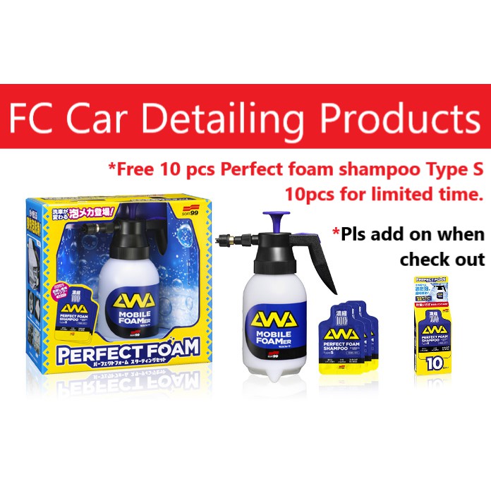 Soft99 / Soft 99 Perfect foam starter kit Car Wash Shampoo Snow