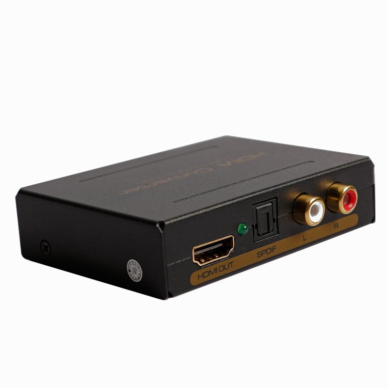 HDMI to HDMI Optical + SPDIF + RCA L/R Extractor Converter
