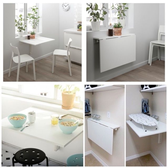 IKEA norberg foldable wall table Shopee Malaysia
