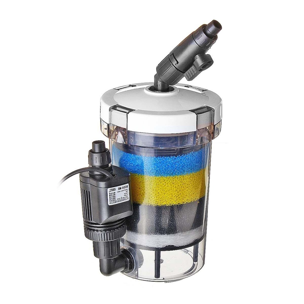 🔥Ready Stock🔥 SUNSUN Clear Canister Filter HW604B / EW604B (with pump