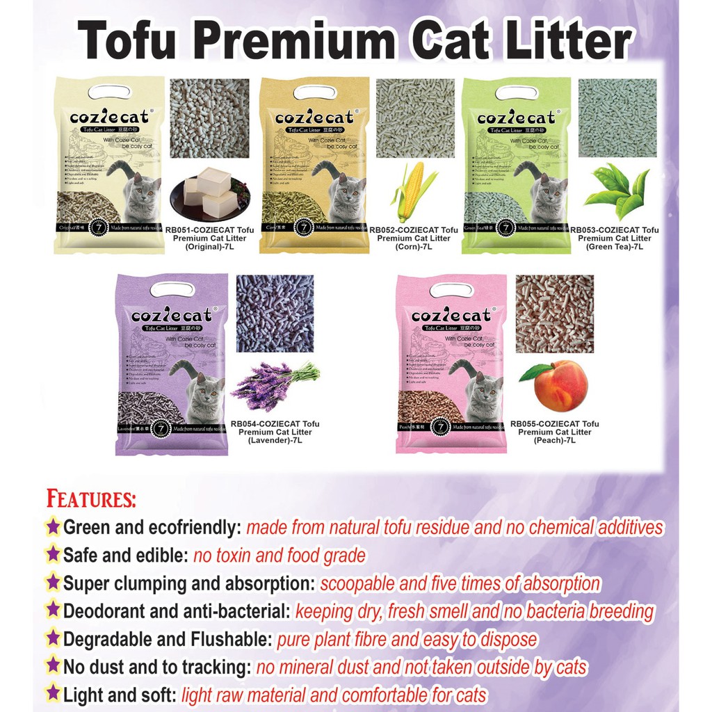 CozieCat Tofu Cat Litters ( 7L ) Shopee Malaysia