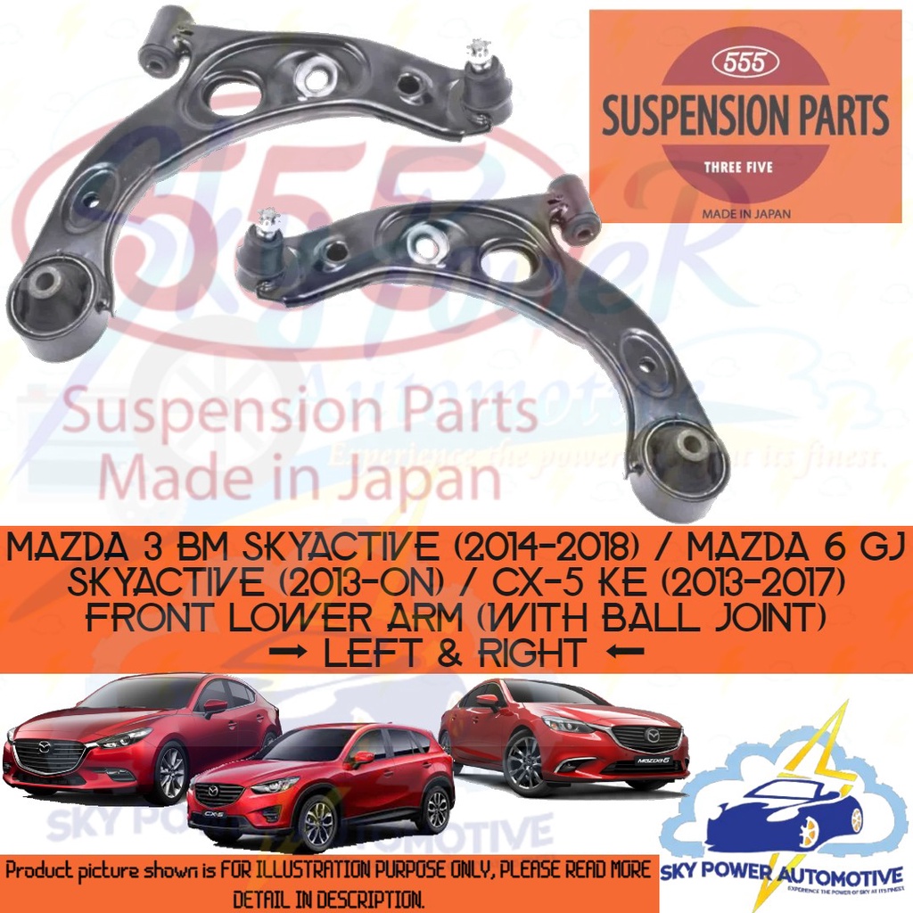 MAZDA 3 BM / MAZDA 6 GJ SKYACTIVE / CX5 CX5 KE (20132017) 555 BRAND