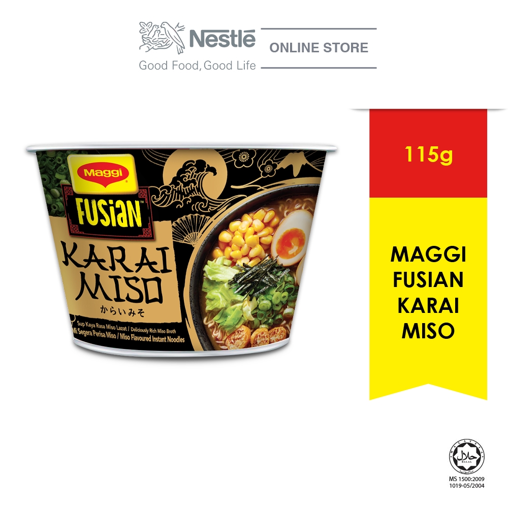 Maggi Fusian Karai Miso 115g Shopee Malaysia