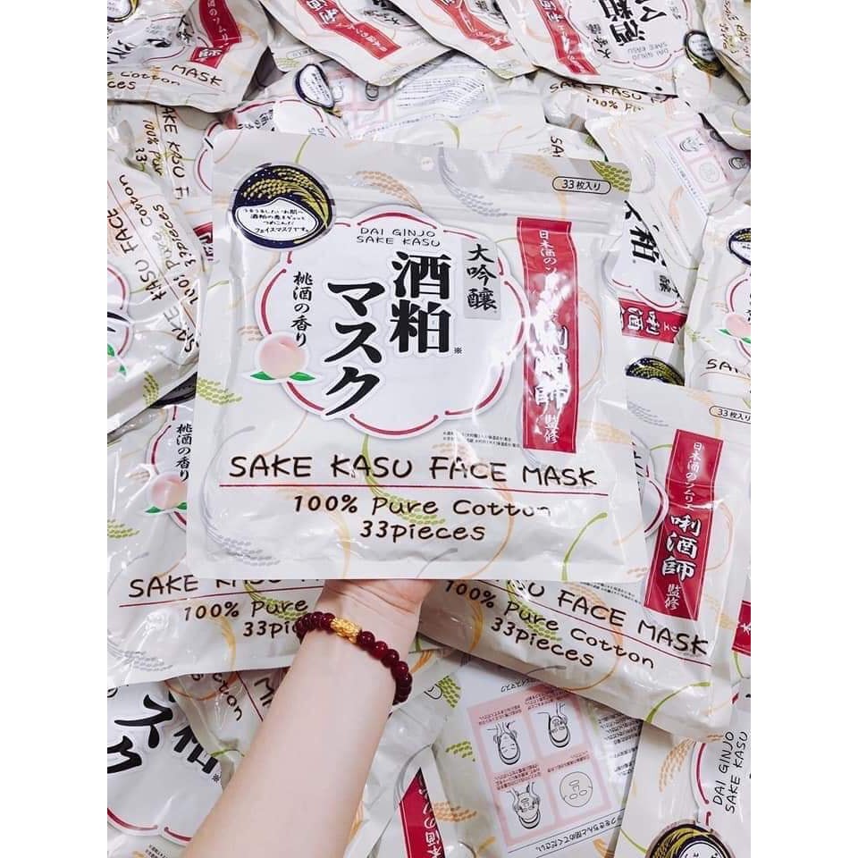 Japanese SAKE Wine Mask "SAKE KASU FACE PACK" Extremely Good White