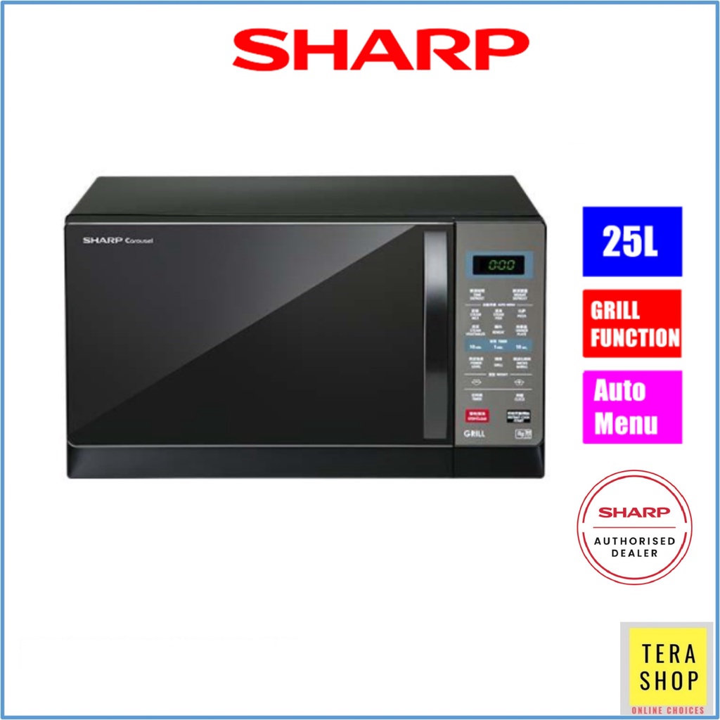 Sharp R607EK 25L / Toshiba ERSGS34(K)MY 34L Microwave Oven with Grill