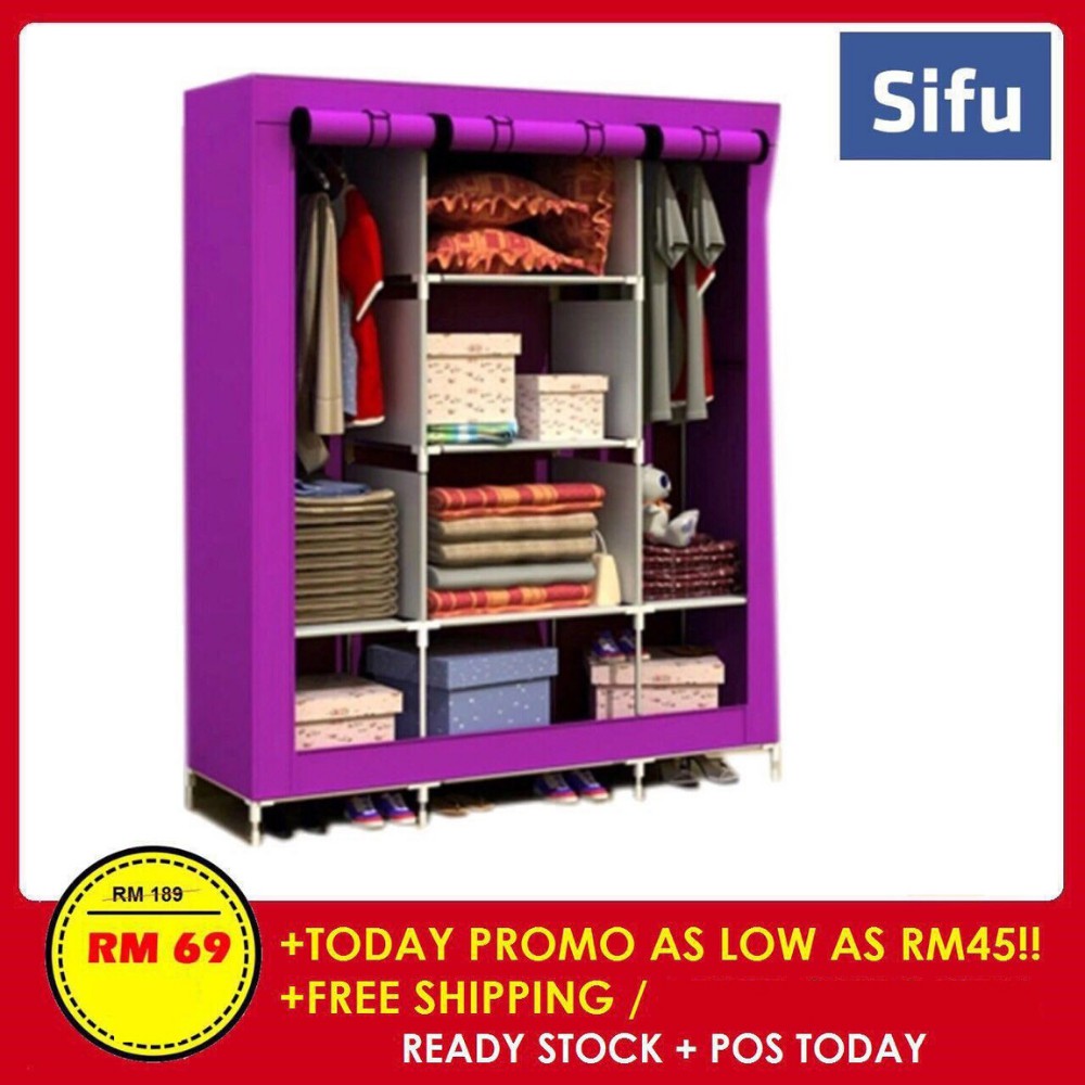 wardrobe wardrobes clothes organization original Shopee Malaysia