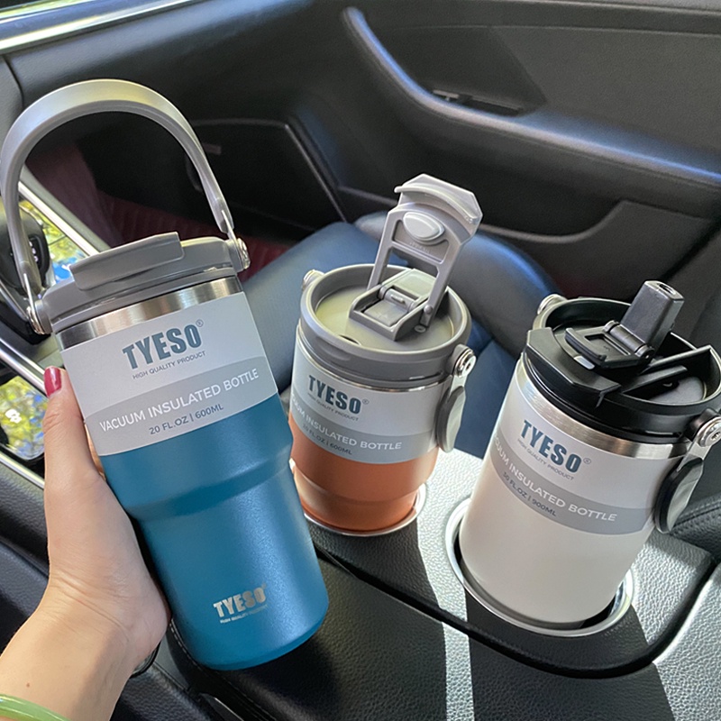 600/750/900ML Tyeso Portable Tumbler Botol Air Water Bottle New Coffee