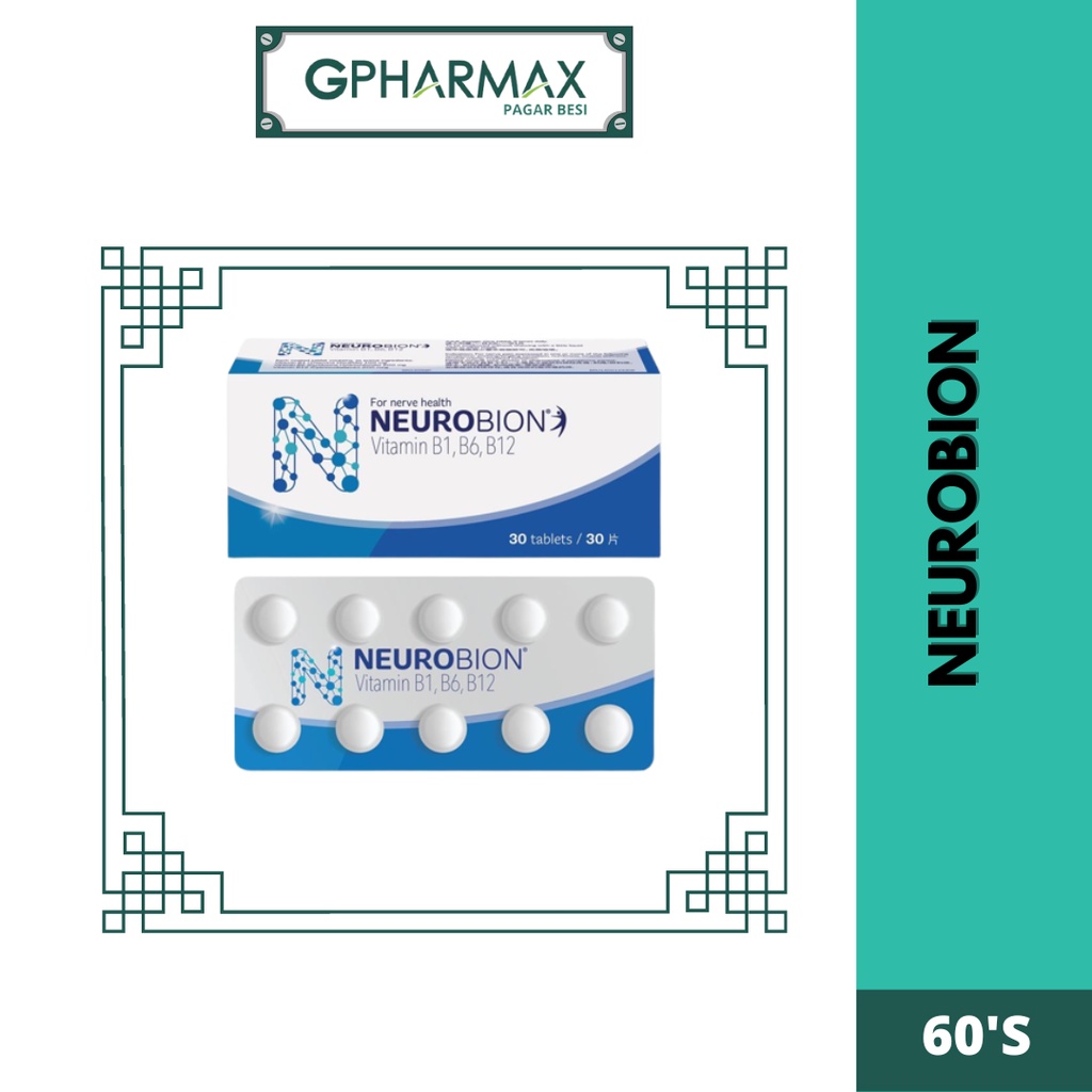 Neurobion Vitamin B1,B6,B12 (Nerve Pain Relief) Shopee Malaysia