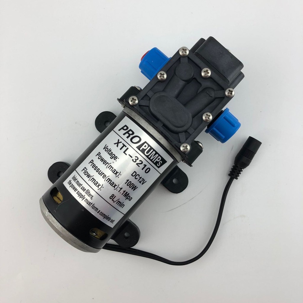 Self suction water pump 100W Diaphragm high pressure small 12 volt 24