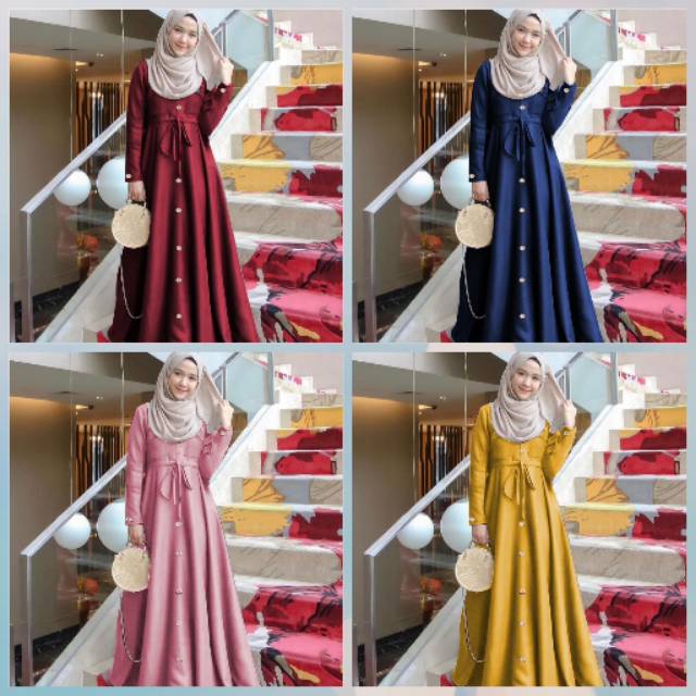 Maxi Amelia / Cheap Robe / Syari Robe / Cheap Shari / Party Robe / Robe Uniform Shopee Malaysia
