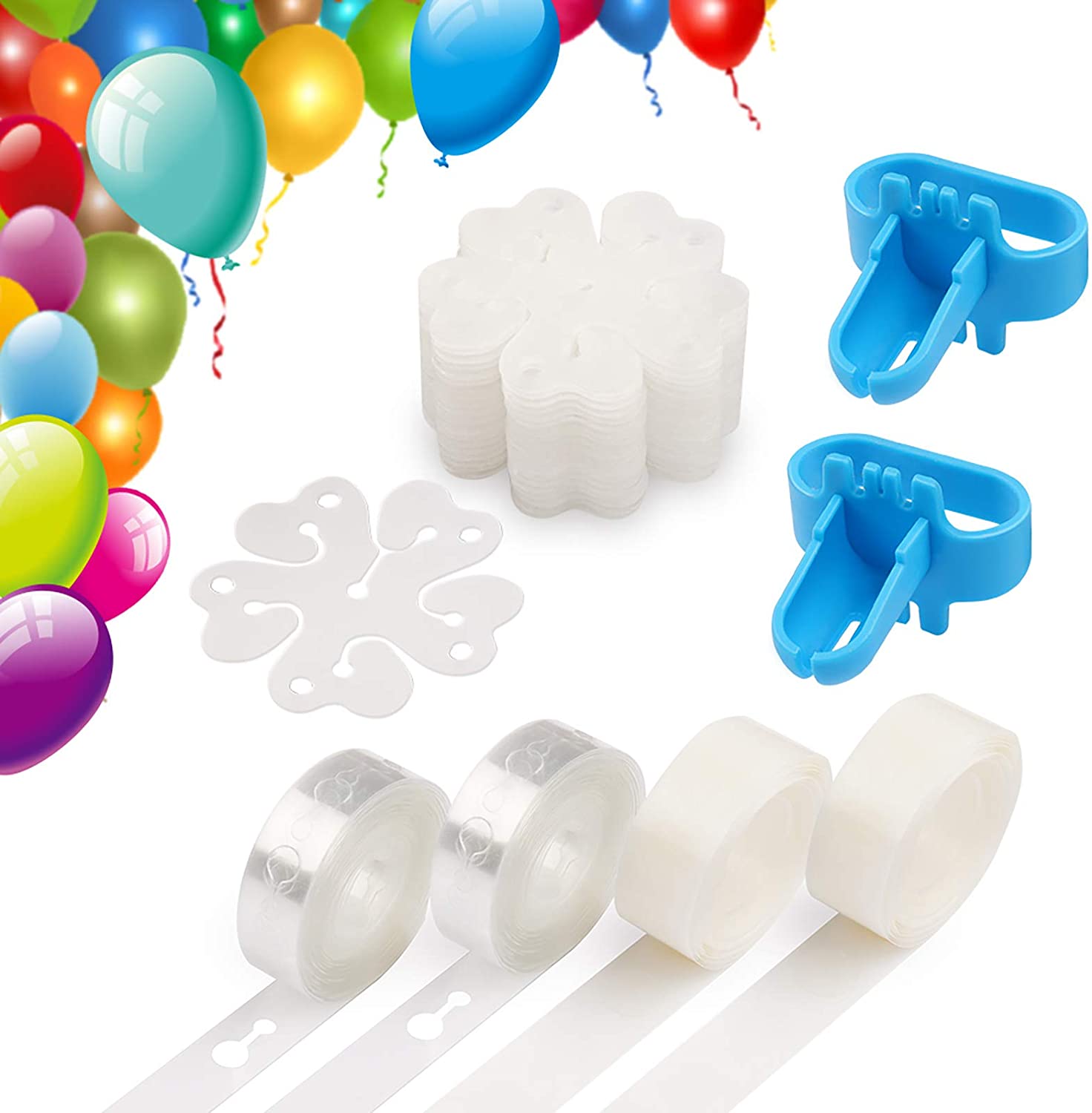 100 points balloon glue dots/balloon knotting artifact/balloon arch