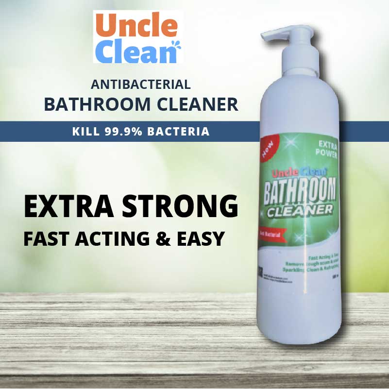 Antibacterial Bathroom Cleaner Uncle Clean Extra Strength. For